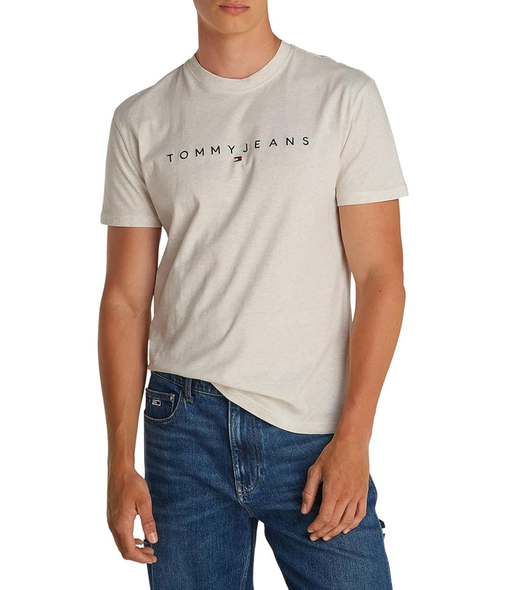 Tommy Hilfiger T-shirt Uomo Mod. DM0DM20744 AE3 Panna