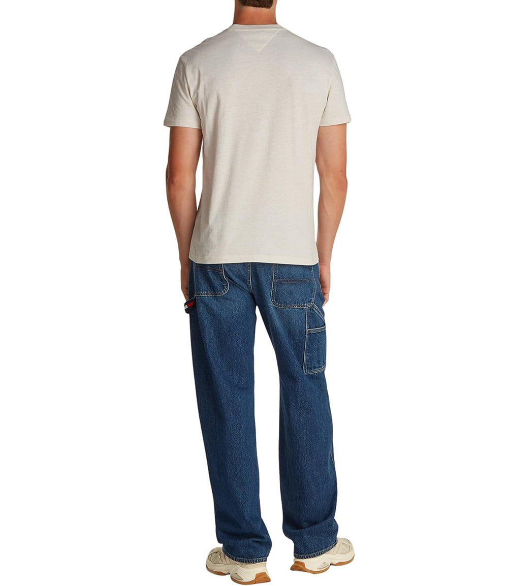Tommy Hilfiger T-shirt Uomo Mod. DM0DM20744 AE3 Panna
