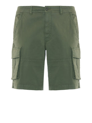 U.S. Polo Asssn. Bermuda Stretch Twill Overdyed Uomo Mod. US41143001 448 Verde