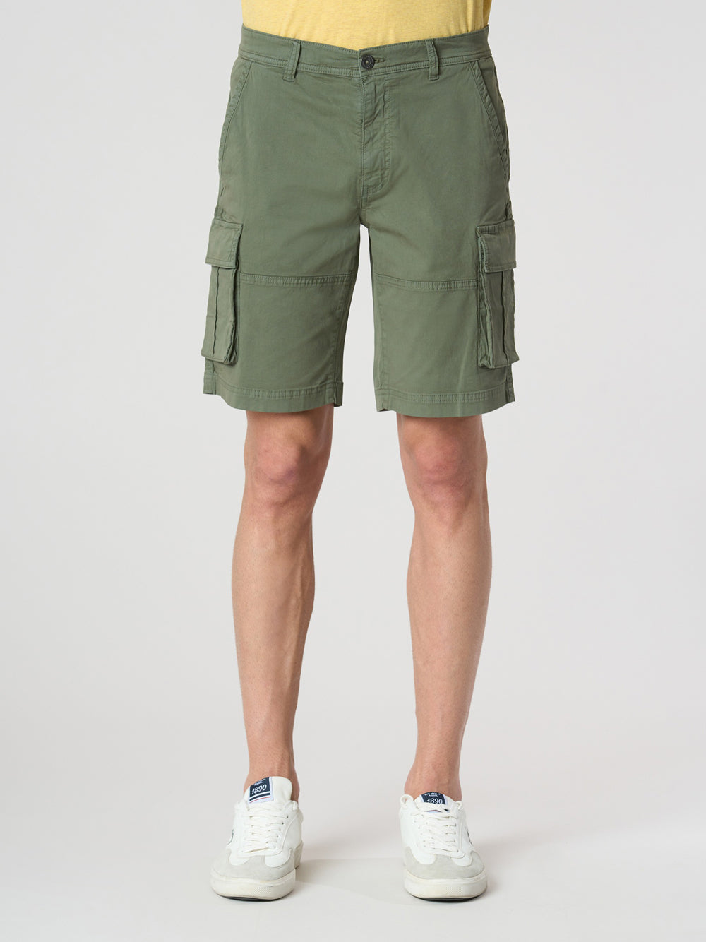 U.S. Polo Asssn. Bermuda Stretch Twill Overdyed Uomo Mod. US41143001 448 Verde