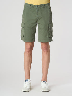 U.S. Polo Asssn. Bermuda Stretch Twill Overdyed Uomo Mod. US41143001 448 Verde