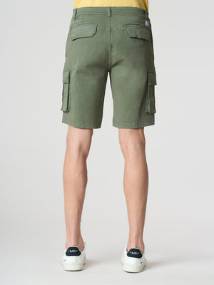 U.S. Polo Asssn. Bermuda Stretch Twill Overdyed Uomo Mod. US41143001 448 Verde