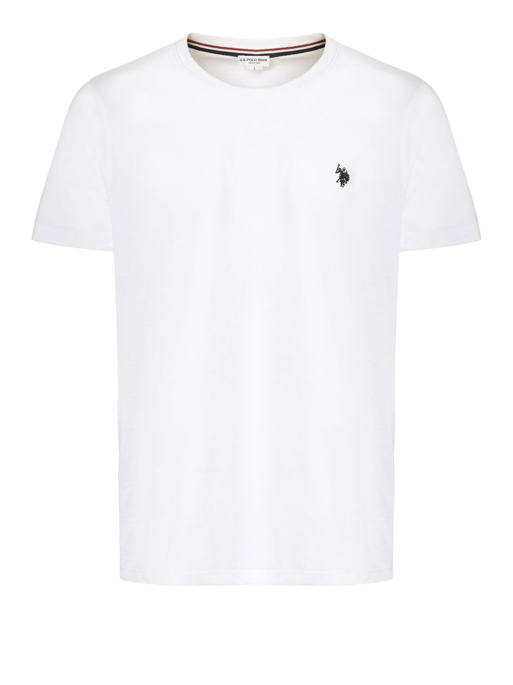 U.S. Polo Asssn. T-shirt Basic Jersey Uomo Mod. US41154004 100 WHITE