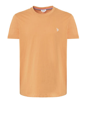 U.S. Polo Asssn. T-shirt Basic Jersey Uomo Mod. US41154004 106 Tabacco