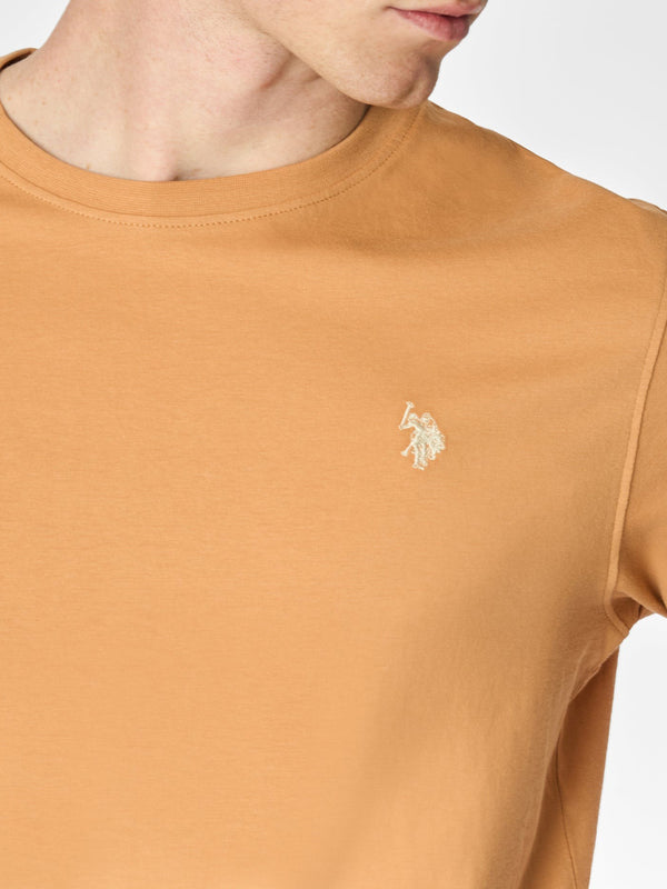 U.S. Polo Asssn. T-shirt Basic Jersey Uomo Mod. US41154004 106 Tabacco