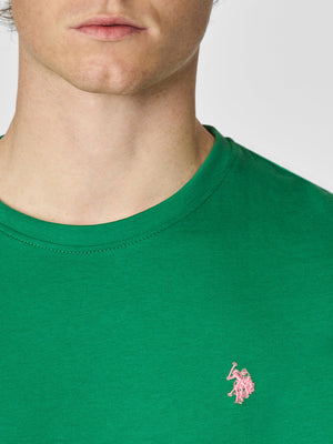 U.S. Polo Asssn. T-shirt Basic Jersey Uomo Mod. US41154004 144 Verde