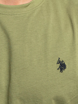 U.S. Polo Asssn. T-shirt Basic Jersey Uomo Mod. US41154004 148 Verde