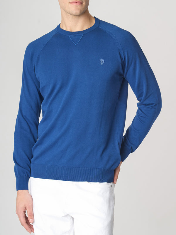U.S. Polo Asssn. Pullover Cotton Knit Gauge 12 G.D. 30/3 Uomo Mod. US41173003 437 AVION
