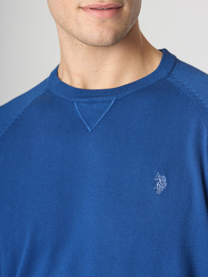 U.S. Polo Asssn. Pullover Cotton Knit Gauge 12 G.D. 30/3 Uomo Mod. US41173003 437 AVION