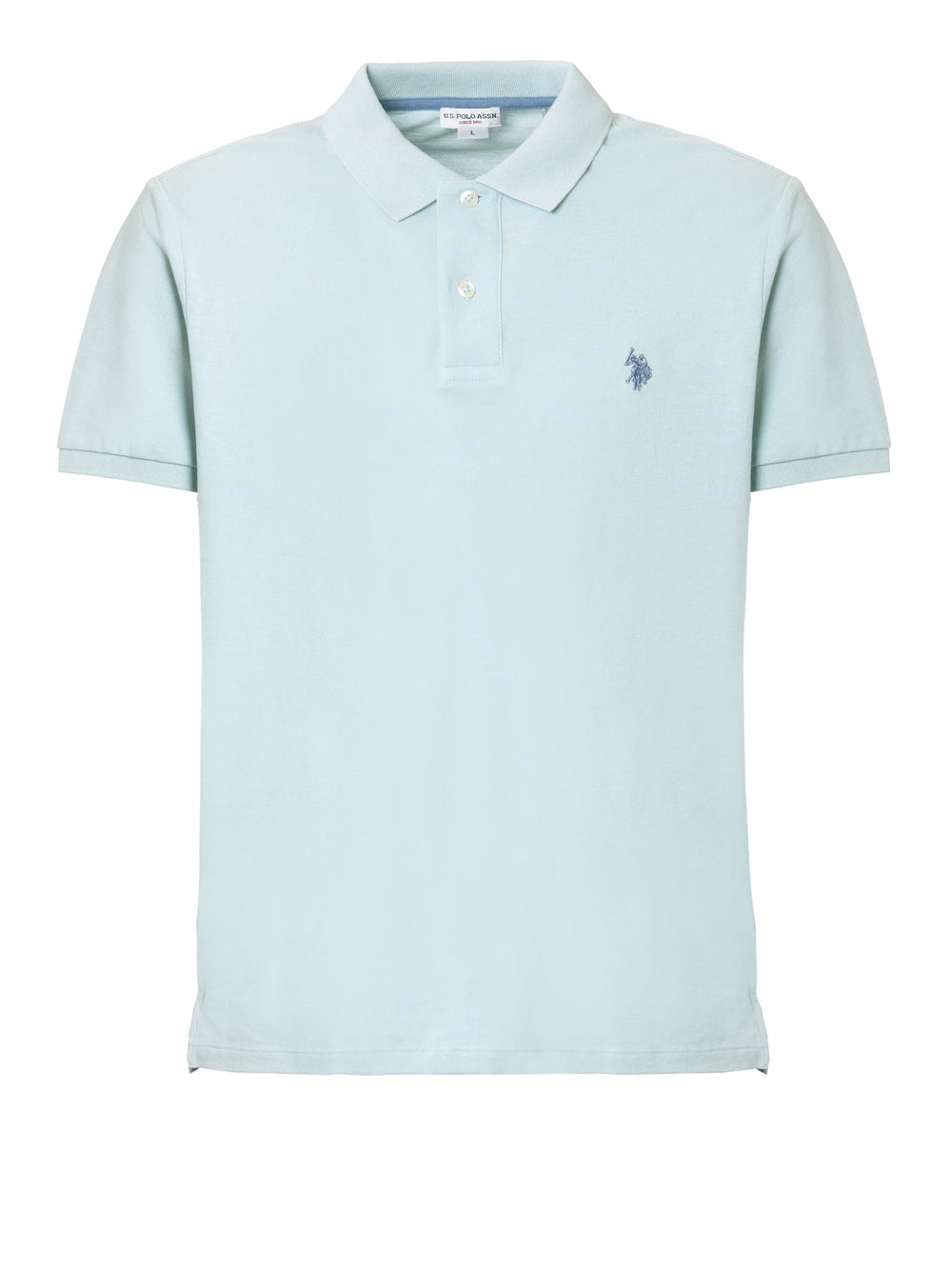U.S. Polo Asssn. Polo Manica Corta Basic Piquet Uomo Mod. US41197001 103 Celeste