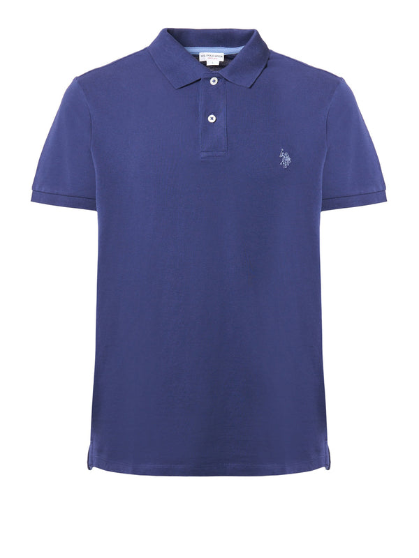 U.S. Polo Asssn. Polo Manica Corta Basic Piquet Uomo Mod. US41197001 137 NAVY