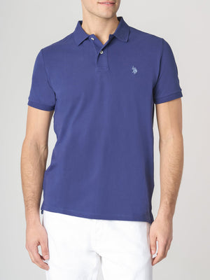 U.S. Polo Asssn. Polo Manica Corta Basic Piquet Uomo Mod. US41197001 137 NAVY