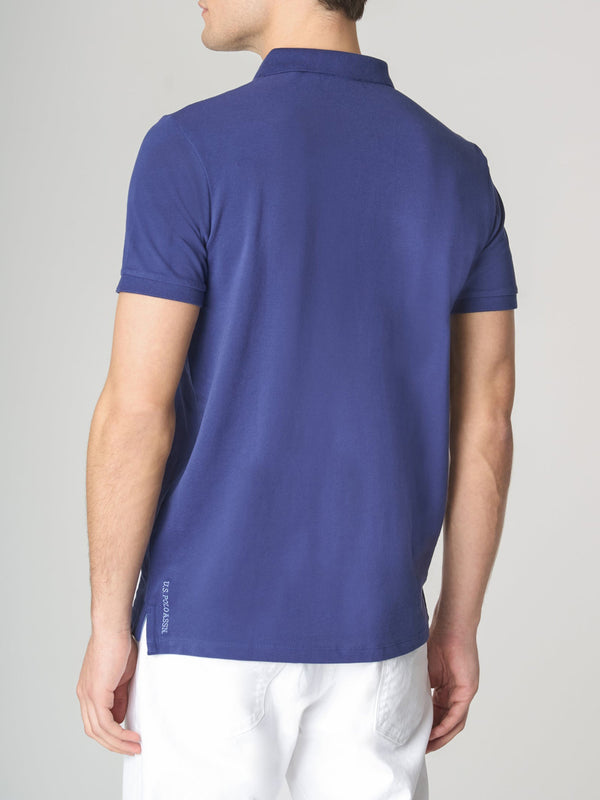 U.S. Polo Asssn. Polo Manica Corta Basic Piquet Uomo Mod. US41197001 137 NAVY