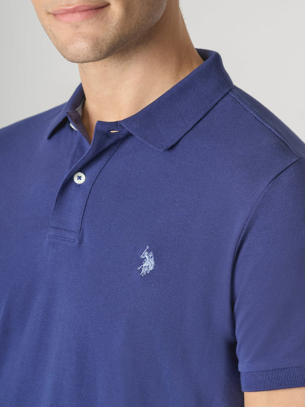 U.S. Polo Asssn. Polo Manica Corta Basic Piquet Uomo Mod. US41197001 137 NAVY
