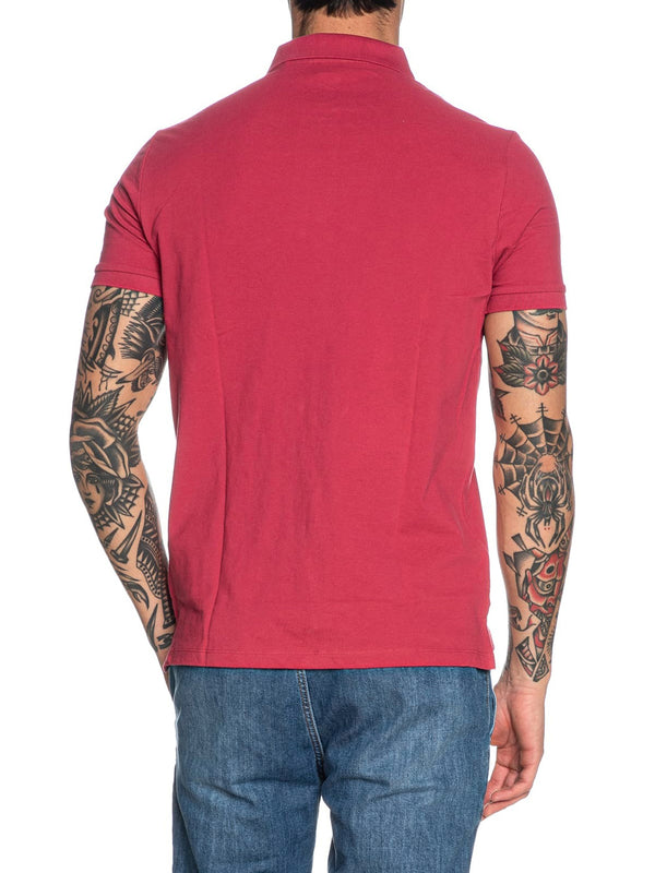 U.S. Polo Asssn. Polo Manica Corta Basic Piquet Uomo Mod. US41197001 158 BORDEAUX