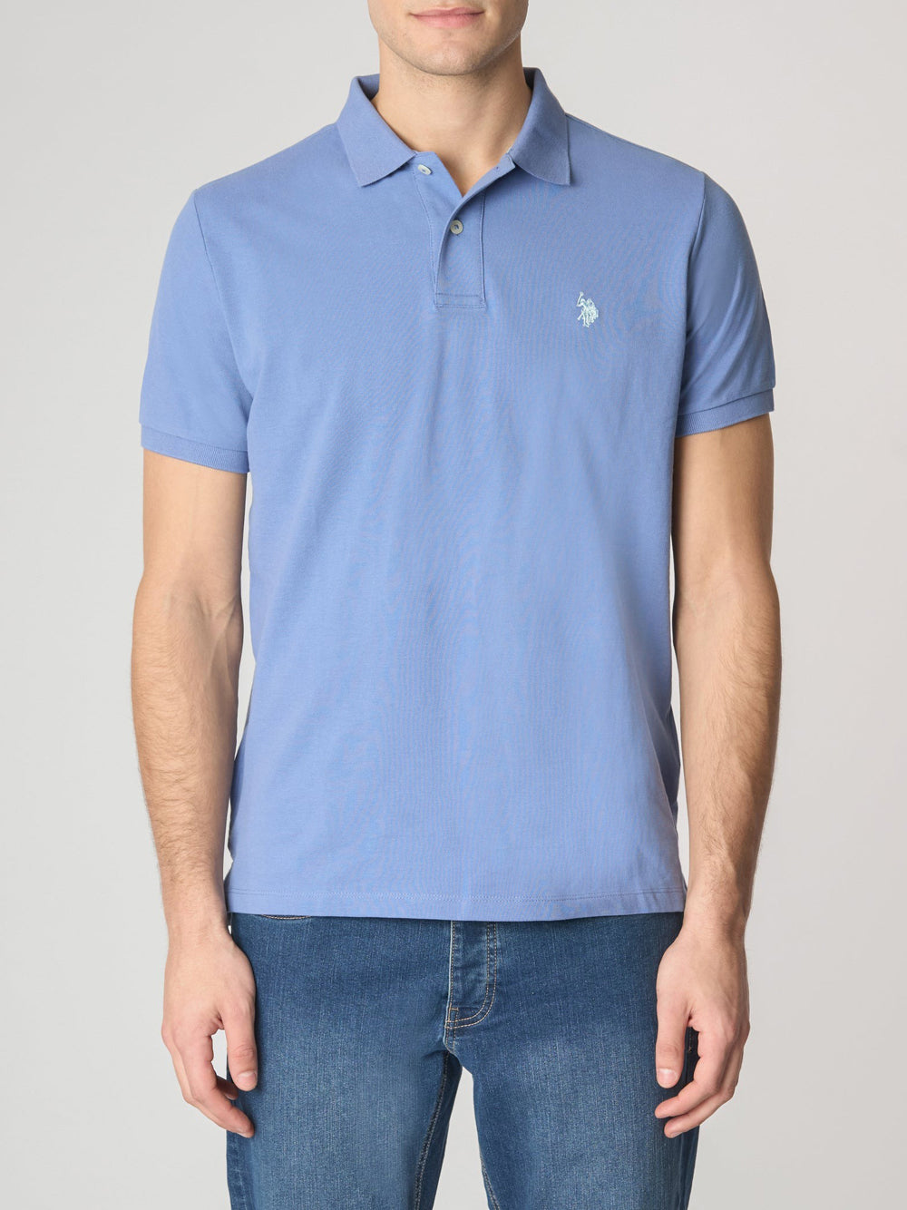 U.S. Polo Asssn. Polo Manica Corta Basic Piquet Uomo Mod. US41197001 273 INDACO