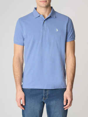 U.S. Polo Asssn. Polo Manica Corta Basic Piquet Uomo Mod. US41197001 273 INDACO