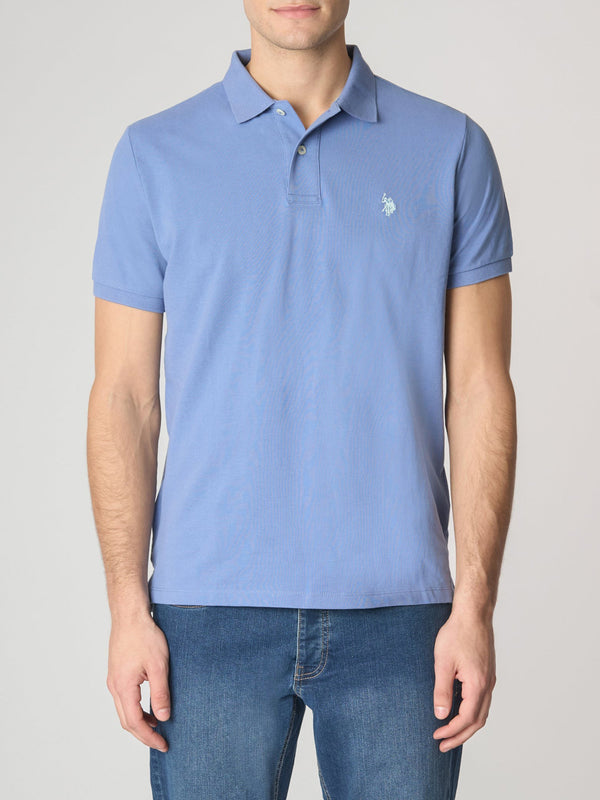 U.S. Polo Asssn. Polo Manica Corta Basic Piquet Uomo Mod. US41197001 273 INDACO