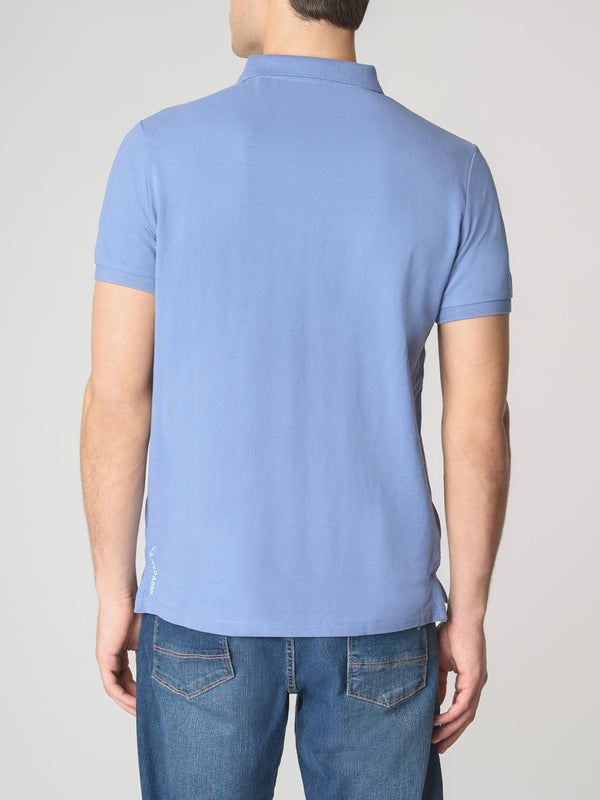 U.S. Polo Asssn. Polo Manica Corta Basic Piquet Uomo Mod. US41197001 273 INDACO