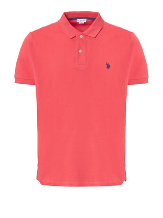 U.S. Polo Asssn. Polo Manica Corta Basic Piquet Uomo Mod. US41197001 355 Corallo