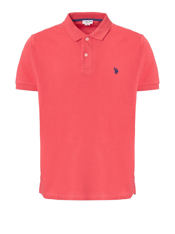 U.S. Polo Asssn. Polo Manica Corta Basic Piquet Uomo Mod. US41197001 355 Corallo