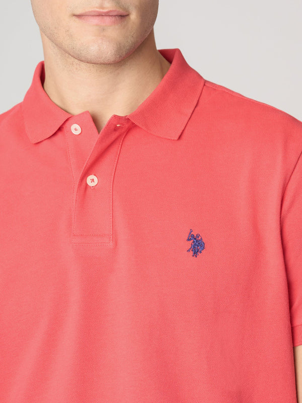 U.S. Polo Asssn. Polo Manica Corta Basic Piquet Uomo Mod. US41197001 355 Corallo
