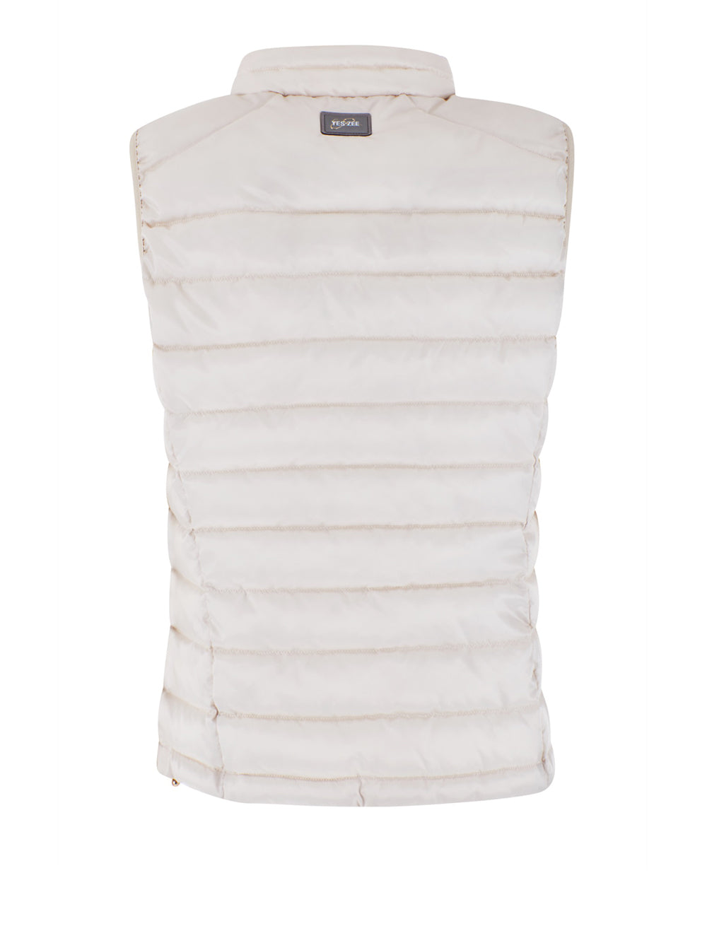 Yes Zee Smanicato Giubbino Donna Smanicato Trapuntato Donna Mod. J231 M600 0222 Beige