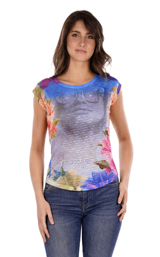 Yes Zee T-shirt T-Shirt Donna Smanicata, Stampa Sublimatica Donna Mod. T235 Y301 2003 Variante 3