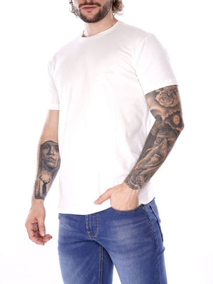 Yes Zee T-shirt Uomo Girocollo, M/C Uomo Mod. T778 TA00 0107 Gesso