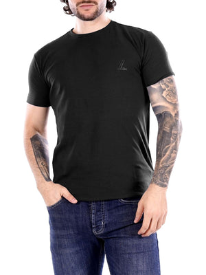 Yes Zee T-shirt Uomo Girocollo, M/C Uomo Mod. T778 TA00 0801 Nero