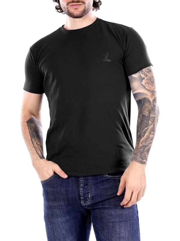Yes Zee T-shirt Uomo Girocollo, M/C Uomo Mod. T778 TA00 0801 Nero