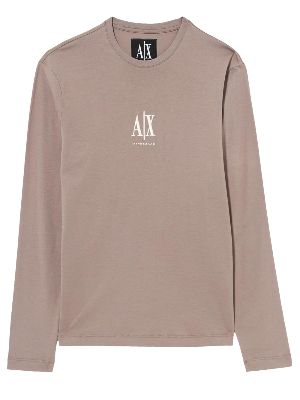 A|X Armani Exchange T-shitr Manica Lungal Uomo Mod. XM000364 U6107 Nocciola