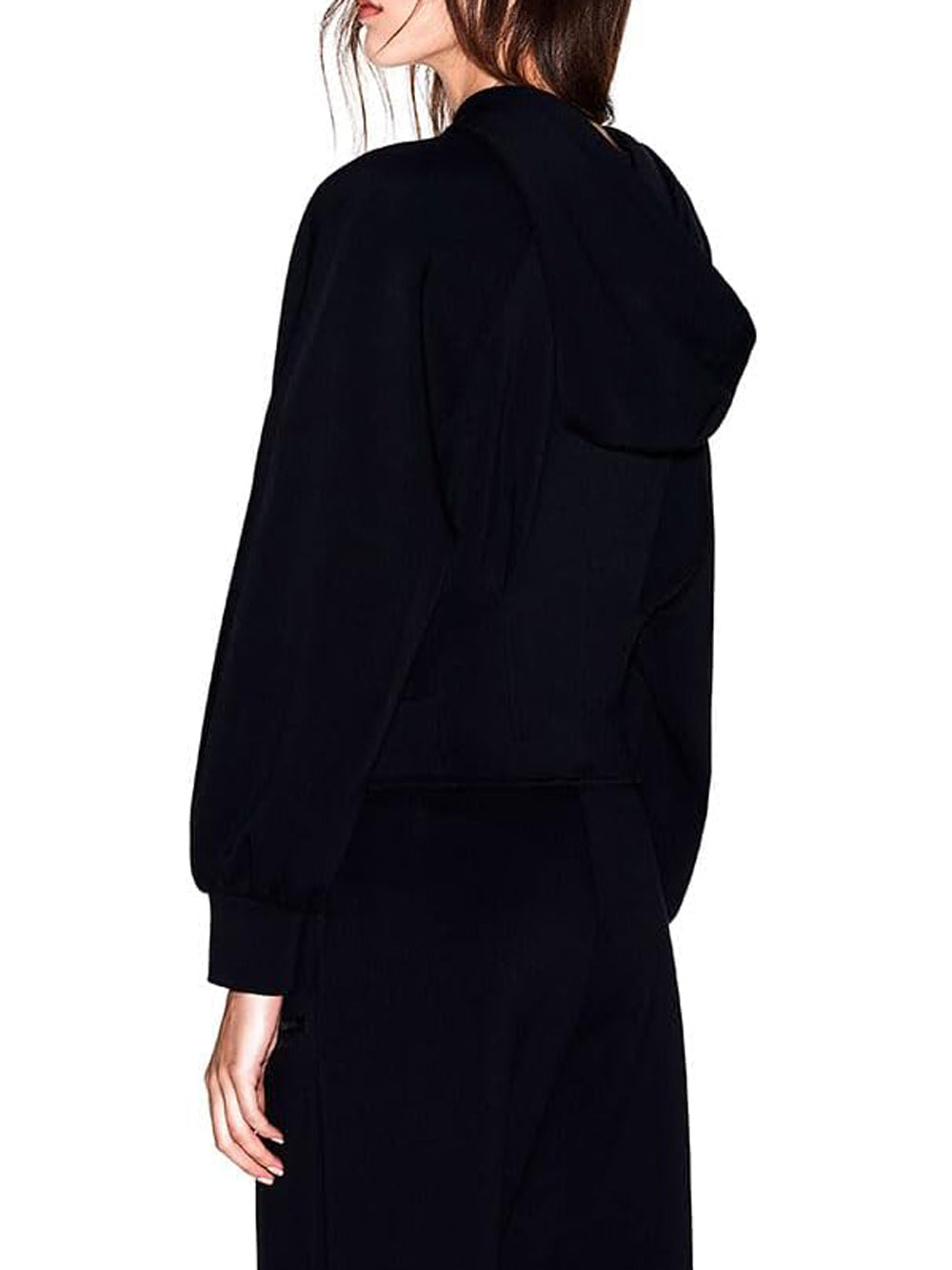 A|X Armani Exchange Felpa Donna Mod. XW000802 UC001 Nero