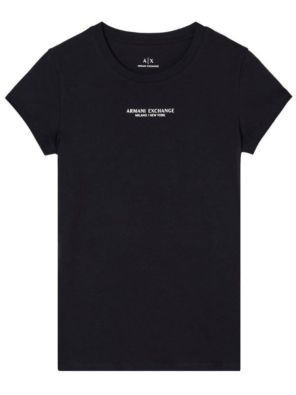 A|X Armani Exchange T-shirt Donna Mod. XW001457 MC021 Nero