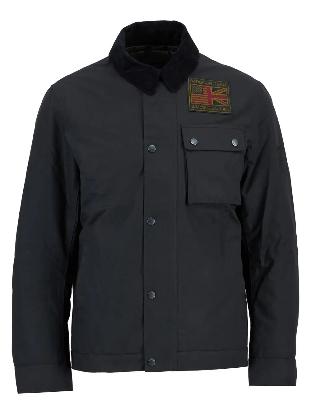 Barbour Giubbino Uomo Mod. International Workers Wax MWX1853-BK51 BK51 NERO