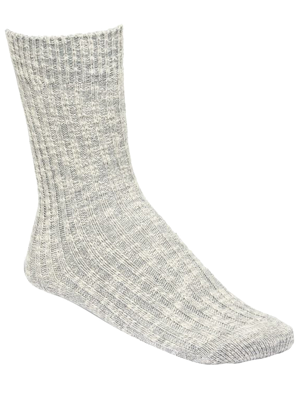 Birkenstock Calzini UNISEX Mod. 1008032 COTTON SLUB GREY/WHITE Grigio/bianco
