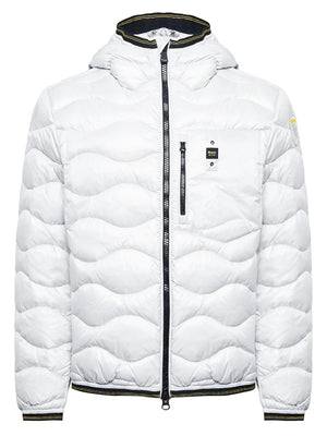 Blauer Giubbotto corto Mod. BLUC03074 006355 100 Bianco
