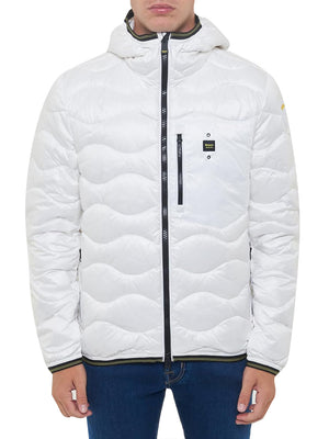 Blauer Giubbotto corto Mod. BLUC03074 006355 100 Bianco