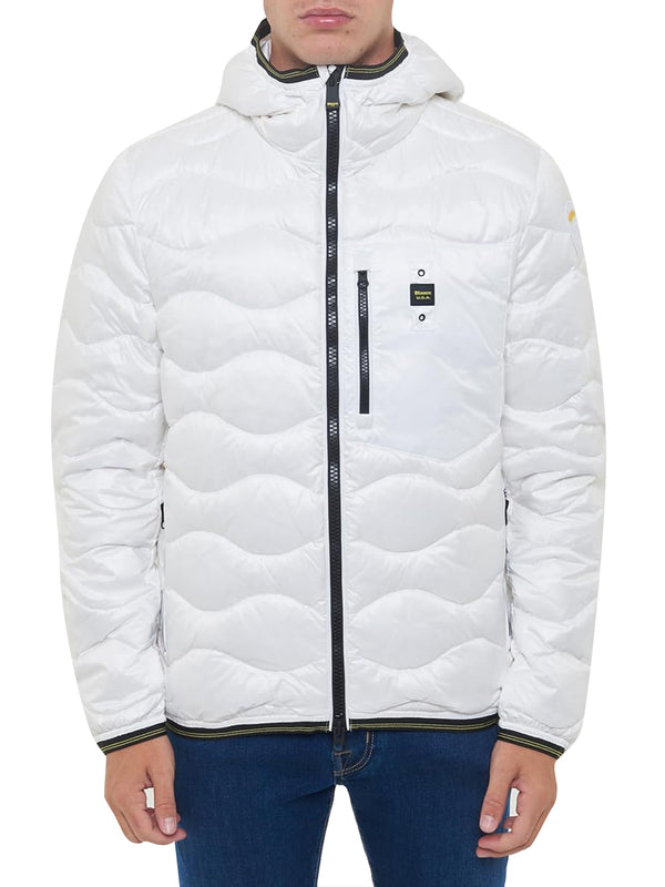 Blauer Giubbotto corto Mod. BLUC03074 006355 100 Bianco
