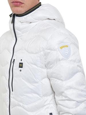 Blauer Giubbotto corto Mod. BLUC03074 006355 100 Bianco