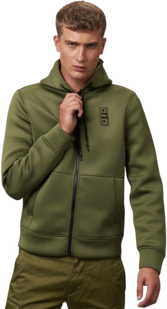 Blauer Felpa cappuccio Mod. BLUF02093 004745 670 Verde