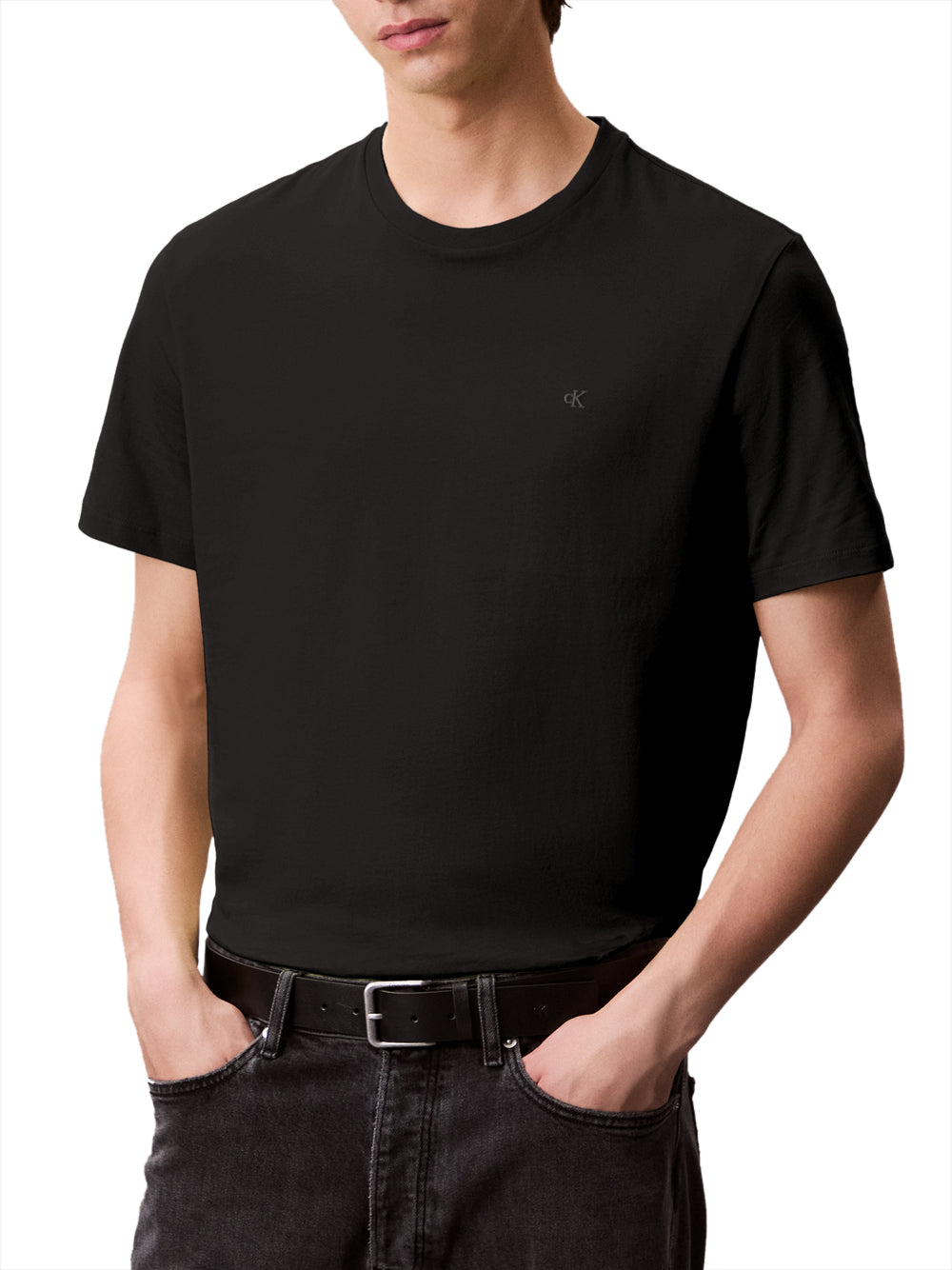 Calvin Klein Jeans T-shirt Uomo Mod. LV040HM265 BAE BLACK