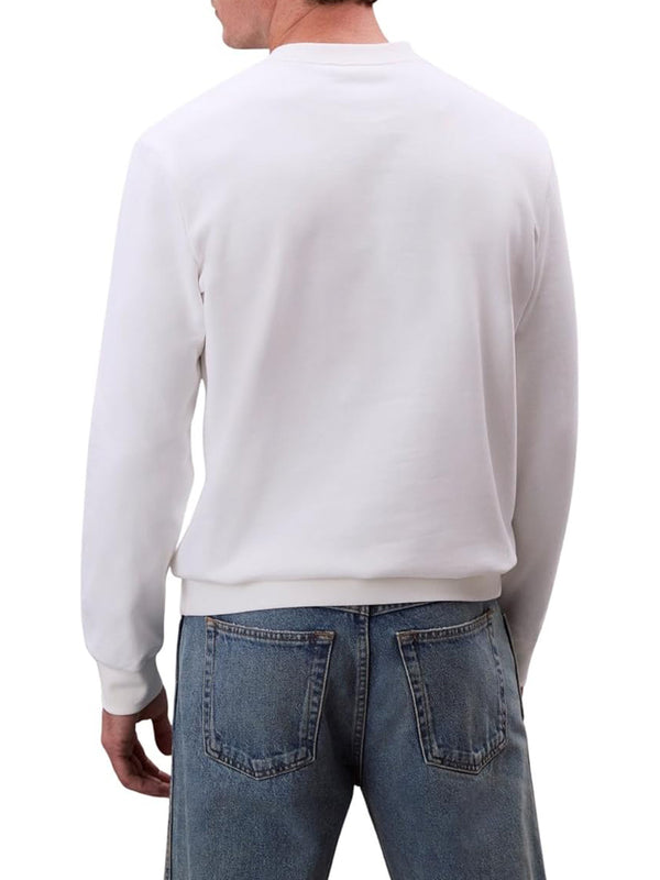 Calvin Klein Jeans Felpa Girocollo Uomo Mod. LV04RC273G YAF Bianco