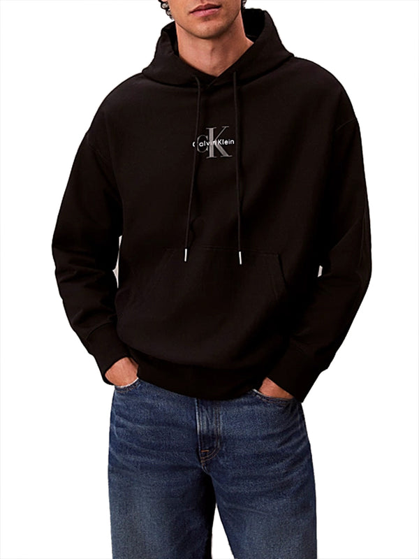 Calvin Klein Jeans Felpa cappuccio Uomo Mod. LV4RC281 UB1 Nero
