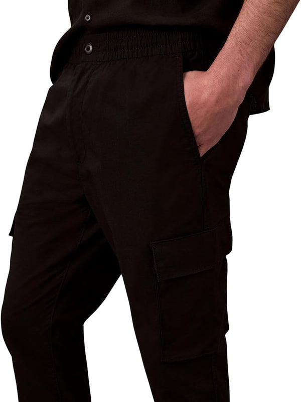 Calvin Klein Jeans Pantalone Cargo Uomo Mod. LV04RC617G UB1 Black