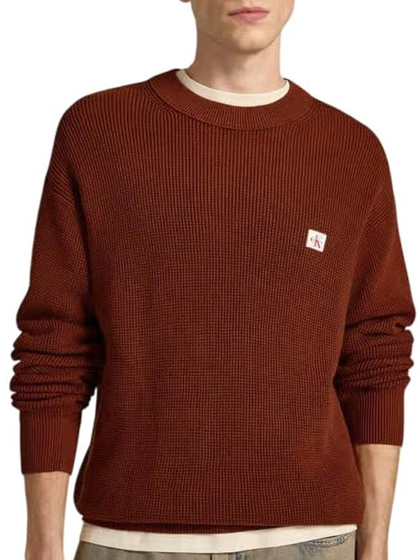 Calvin Klein Jeans Maglione Girocollo Uomo Mod. LV4RD313G UB1 Nero