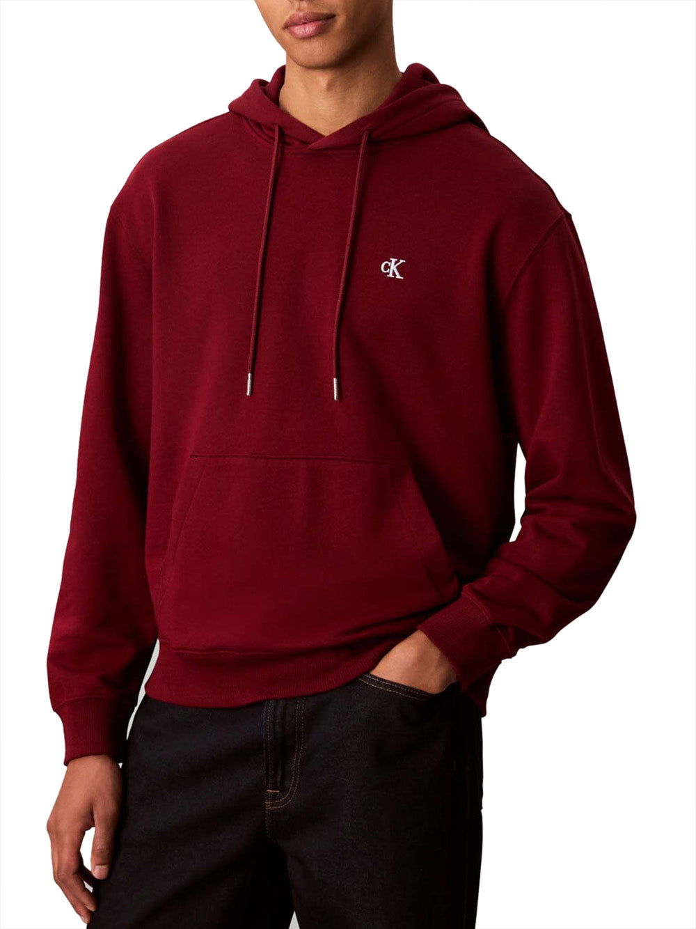 Calvin Klein Jeans Felpa G Uomo Mod. LV4RC277G WCV Bordeau