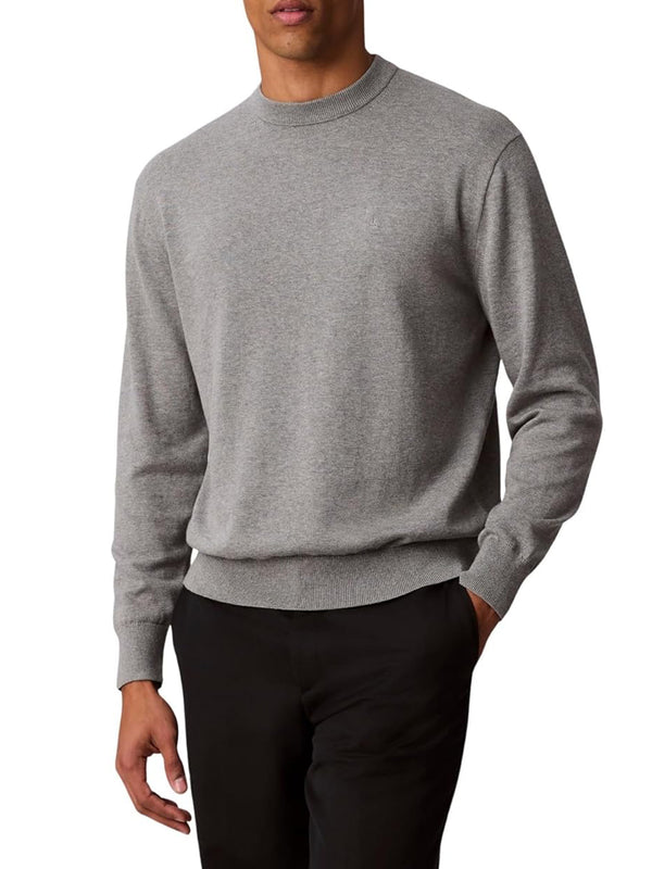 Calvin Klein Jeans Maglione Girocollo Uomo Mod. LV4RC309G P7E Grigio