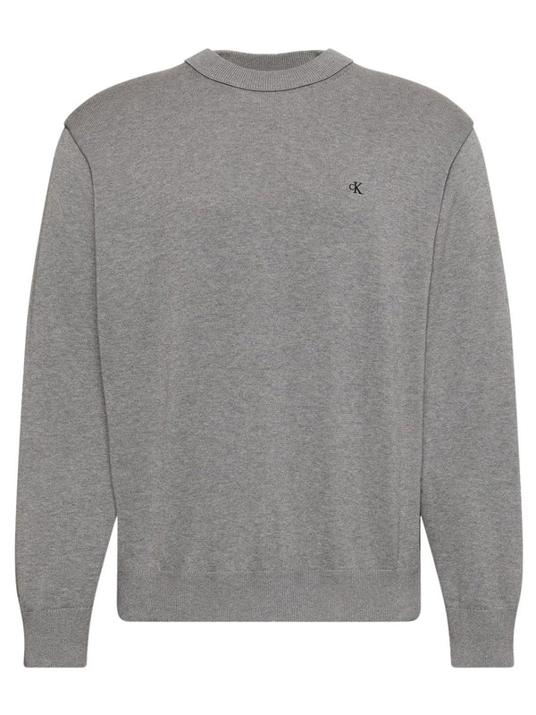 Calvin Klein Jeans Maglione Girocollo Uomo Mod. LV4RC309G P7E Grigio
