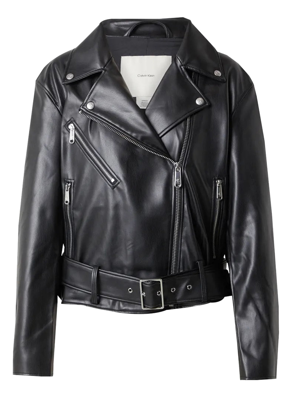 Calvin Klein Jeans Giubbotto pelle Donna Mod. LVO44C532G BAE Nero